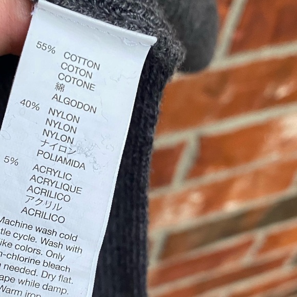 Gap Womens Medium Gray Ribbed Knit Pullover Tunic Sweater Minimalist Capsule - Picture 8 of 9